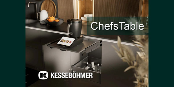 ChefsTable — революционный поворотный стол для современной кухни Kessebohmer в Красноярске